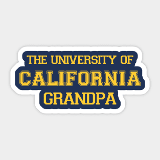 University of California Grandpa Sticker